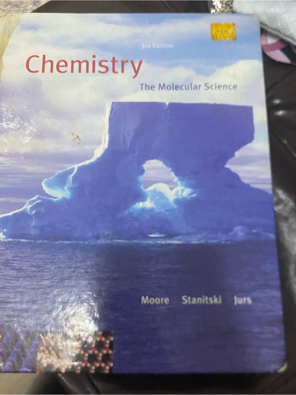 Thompson Blue Chemistry Textbook Back Cover